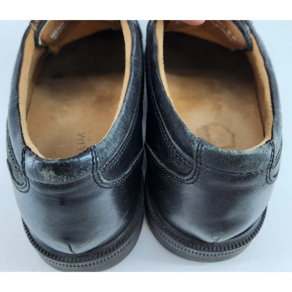 Florsheim Cap Toe Oxford Mens 9 D Black Leather Lace Up Dress Shoes 11704-001